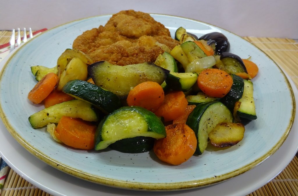 Sült vegyes zöldségköret