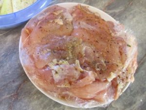 Csirke grillezése előkészítés