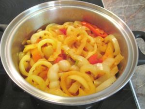 Zöldpaprika hozzáadva