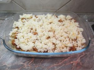 Harmadik réteg: rizs