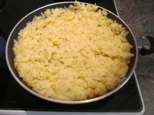Krumpli sütése