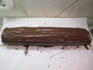Gesztenyés alagút csokoládé mázzal