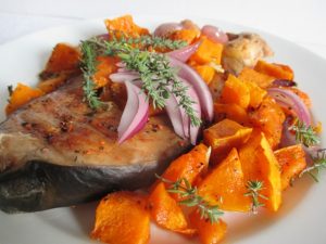 Grillezett ponty sütőtökkel 1