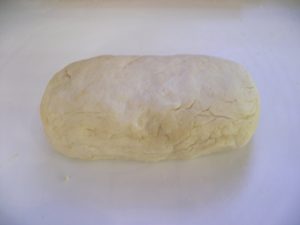 Tészta összegyúrva