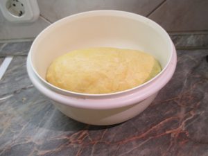 Bejgli tészta összegyúrva