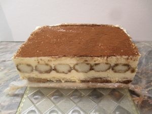 Tiramisu felvágva