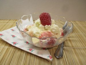 Epres tiramisu tálalva 1