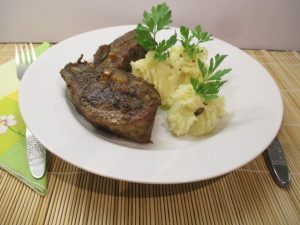 Krumplipüré sült krumpliból