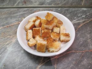 Kruton pirított kenyérből
