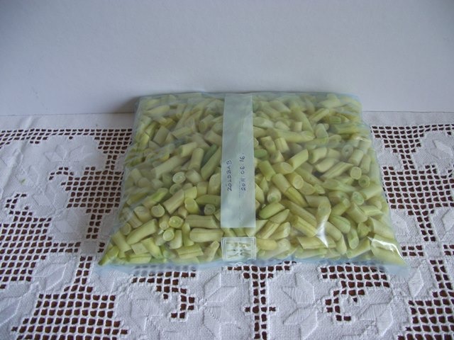 Zöldbab télire