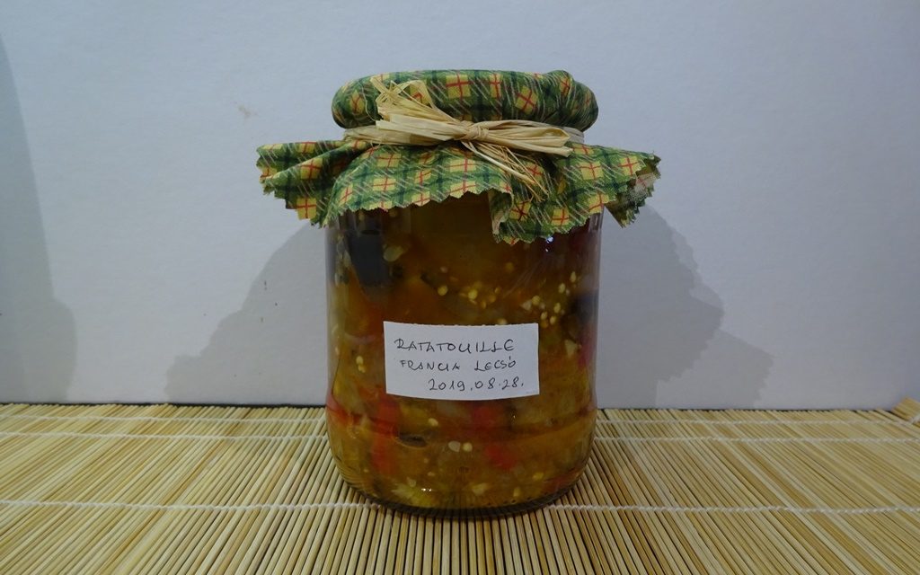 Ratatouille eltevése