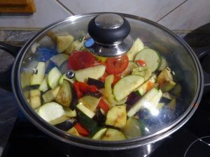 Ratatouille főzese