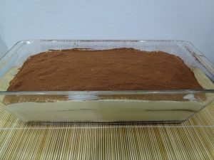 Egyszerű tiramisu készen