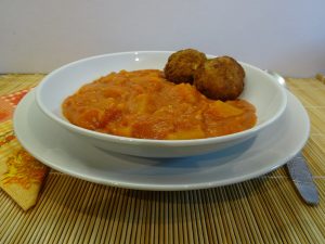 Paradicsomos krumpli tálalva 1