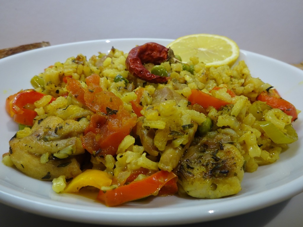 Paella tálalva 1