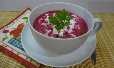 Cékla krémleves juhtúróval