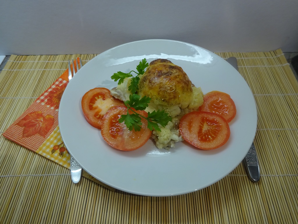 Dubarry sertés szelet tálalva 1