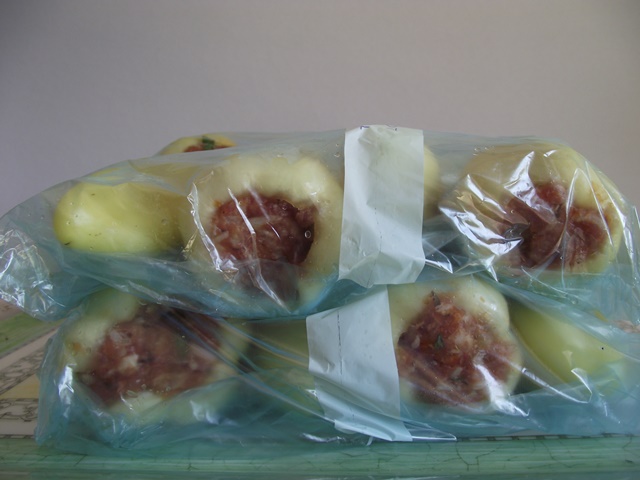 Töltött paprika fagyasztás