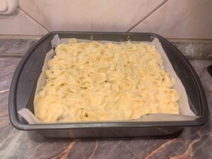 Harmadik réteg: tészta
