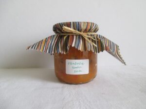 Tartósított sütőtök chutney