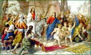 Kárász Izabella: Jézus bevonulása Jeruzsálembe