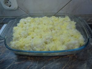Tepsis karfiol sütés előtt