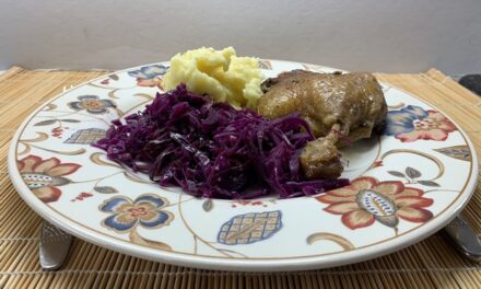 Sült kacsa combok hagyományosan