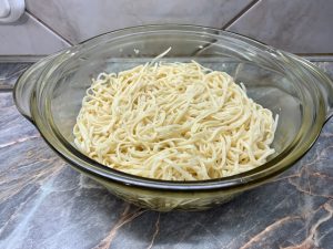 Kifőtt spagetti
