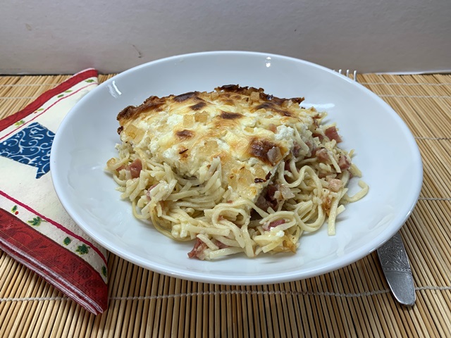 Rakott csülkös spagetti