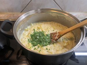 Petrezselyem hozzáadása