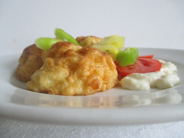 Karfiol palacsintatésztában