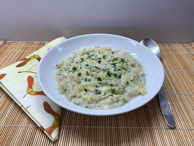 Zöldbableves kétféle sűrítéssel