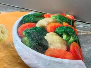 Főzelék alap: mirelit vegyes-zöldség